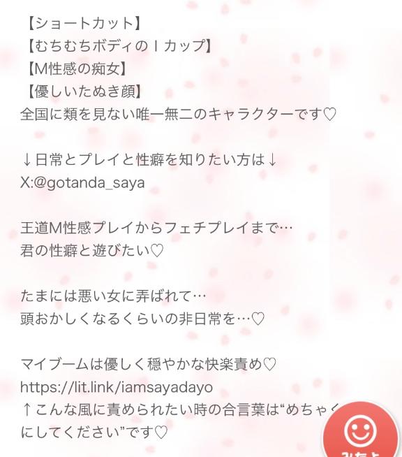 「さやちん」の写真